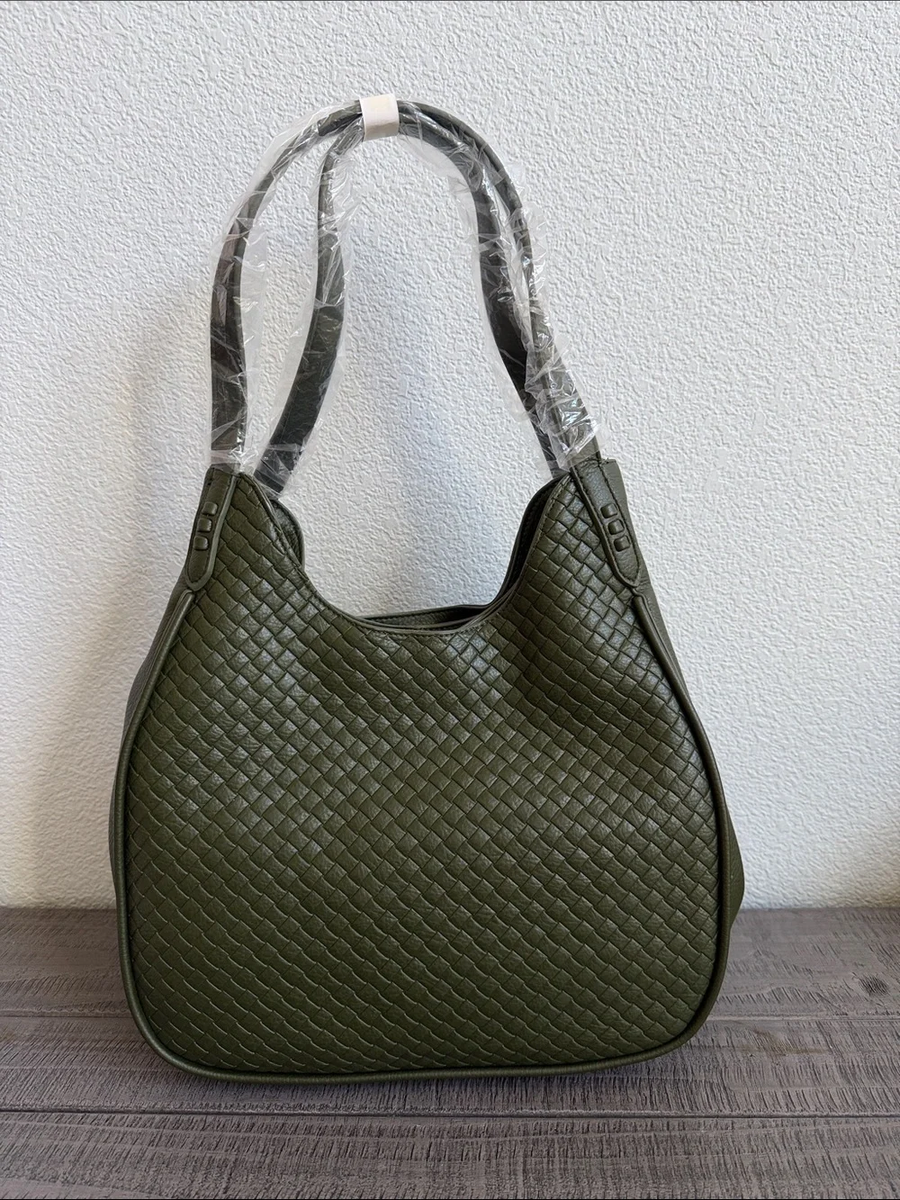 Style & Co Medium Woven Four Poster Bag NWT